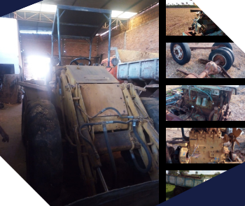 01 PA CARREGADEIRA , MOTORES E OUTROS 