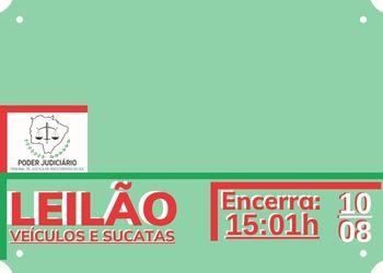 LEILÃO  006/2022 DE VEÍCULOS APREENDIDOS EM AÇÕES PENAIS - PODER JUDICIÁRIO DO ESTADO DE MATO GROSSO DO SUL.