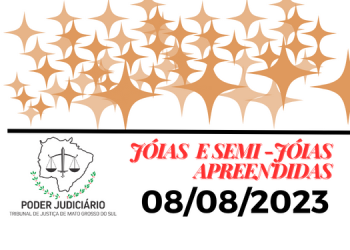 LEILÃO 051/2023 DE JÓIAS APREENDIDAS EM AÇÕES PENAIS