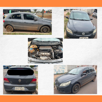 UM VEÍCULO VW/GOL 1.0, 2009/2010, CINZA,NO JD CARIOCA, COMARCA DE CAMPO GRANDE/MS