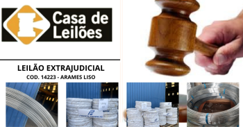 ARAME LISO PARA CERCA OVALADO PF 15 X 17 – 2,4 X 3,0 MM GALVANIZADO 700 FGF RESISTÊNCIA A TRAÇÃO/ 1000MT