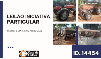 TRATOR E MATERIAIS AGRICOLAS