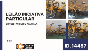  BICICLETAS RETRO AMARELA