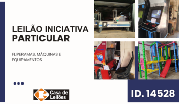 FLIPERAMAS, MÁQUINAS E EQUIPAMENTOS 