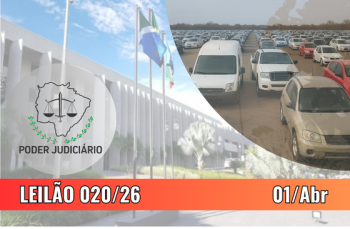 LEILÃO 020/2026 DE BENS APREENDIDOS EM AÇÕES PENAIS