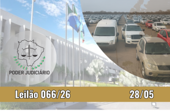 LEILÃO 066/2026 DE BENS APREENDIDOS EM AÇÕES PENAIS