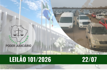 LEILÃO 101/2026 DE BENS APREENDIDOS EM AÇÕES PENAIS