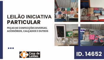 PEÇAS DE CONFECÇÕES DIVERSAS, ACESSÓRIOS, CALÇADOS E OUTROS