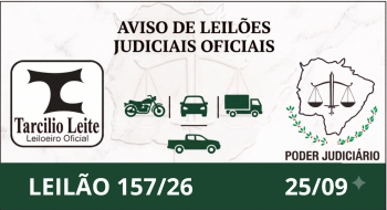 LEILÃO 157/2026 DE BENS APREENDIDOS EM AÇÕES PENAIS